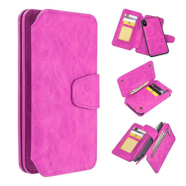 Dream Wireless Dream Wireless LPFIPXSM-COA2-HP The Luxury Coach 2 Series Flip Wallet Case for iPhone XR - Hot Pink LPFIPXSM-COA2-HP